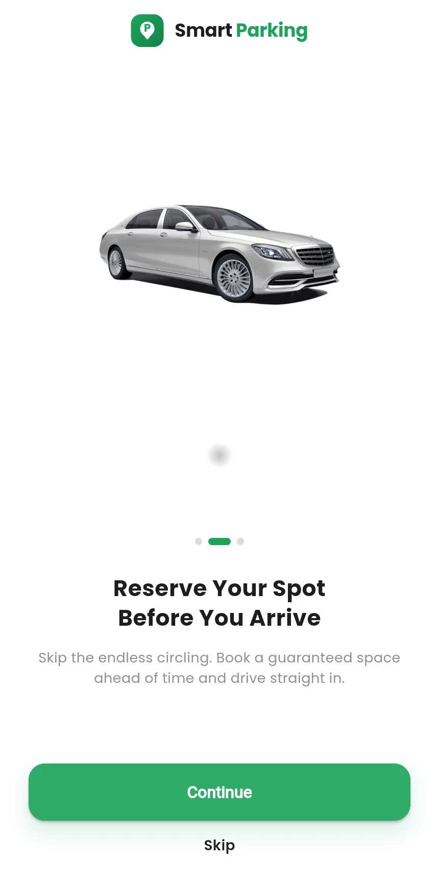 Smart Parking screen 3