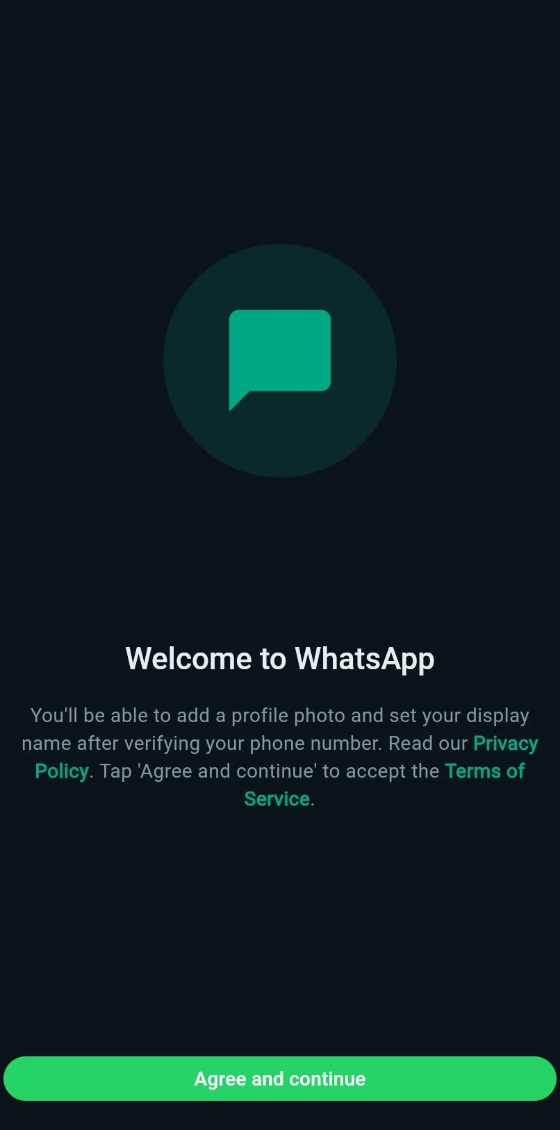 Messenger Kit screen 1