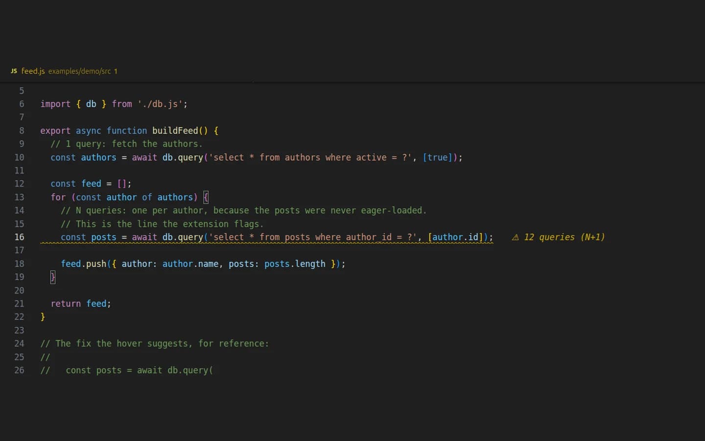 N+1 Query Detector